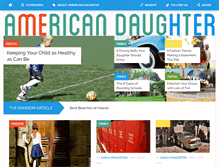 Tablet Screenshot of americandaughter.com